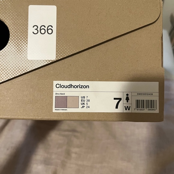 On Running Cloudhorizon Women's Shoes - Zinc/Sand Sz 7 - Picture 4 of 4